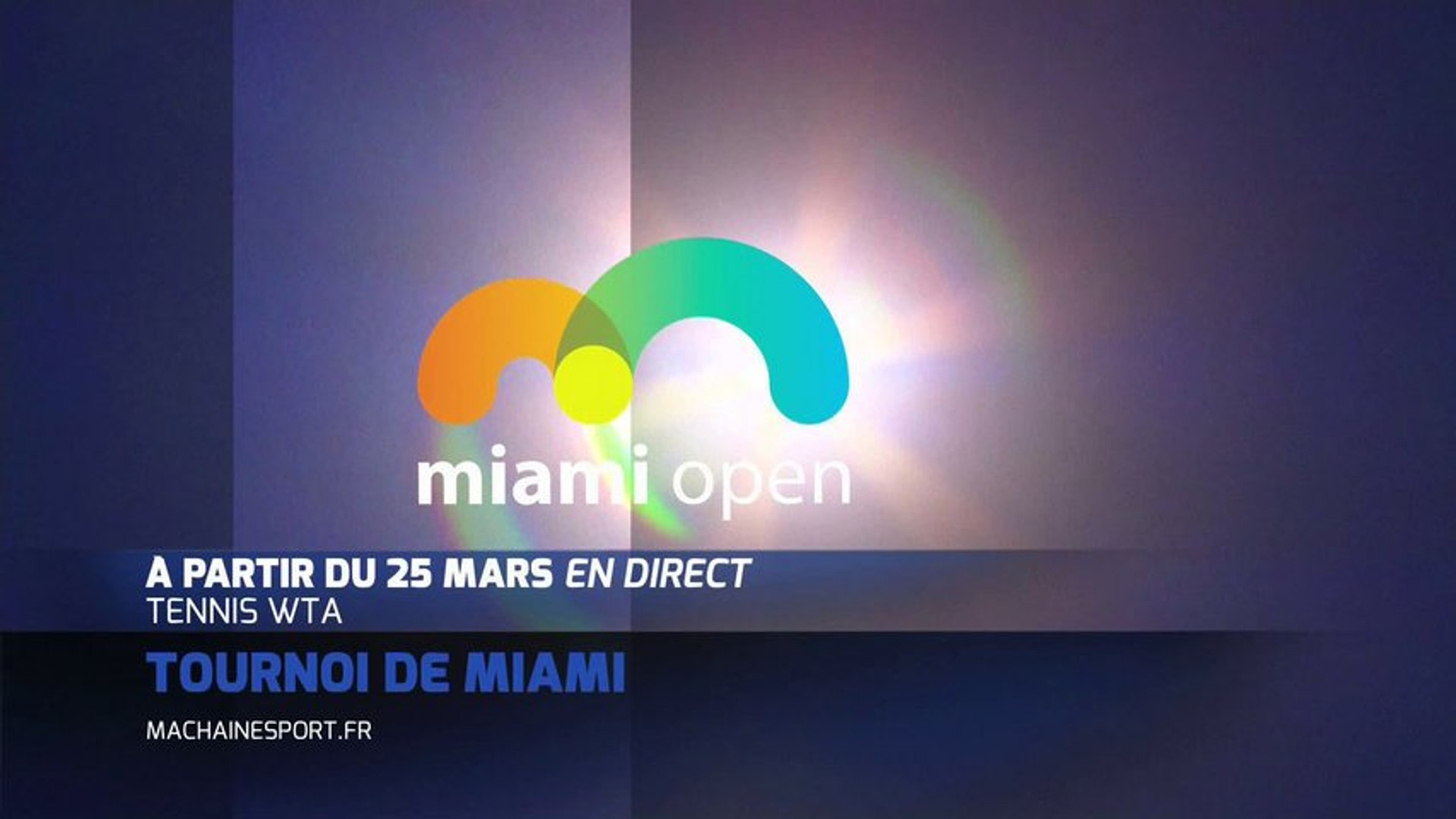 Tennis WTA Miami Masters en direct sur MCS! - Vidéo Dailymotion