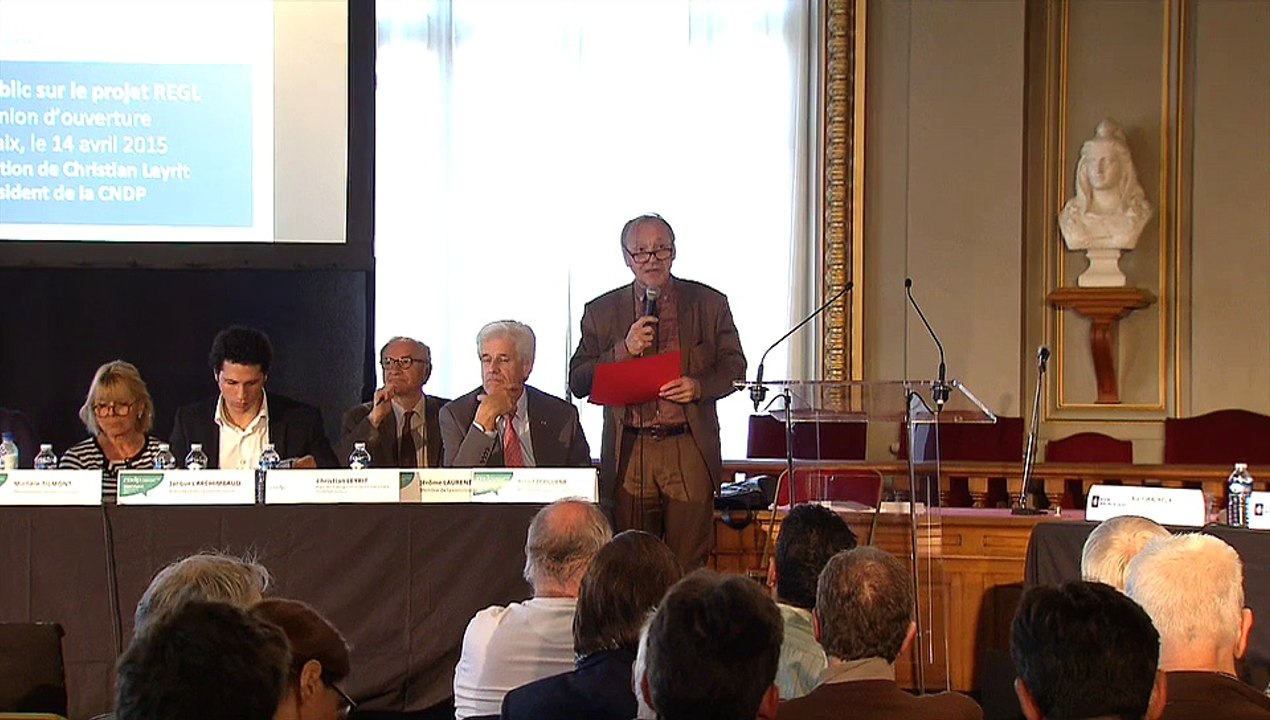 Réunion d'ouverture du débat public REGL - Introduction à la réunion