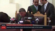 Egyptian Court Sentences Muslim Brotherhood Leader To Life In Prison