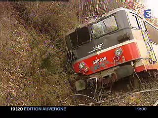 Déraillement du train Aubrac entre Clermont et Béziers