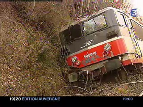 Déraillement du train Aubrac entre Clermont et Béziers