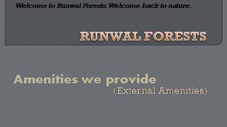 Runwal FORESTS 4 - runwal forests cheat