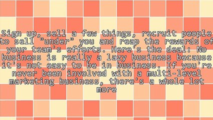 New Tricks - Multi Level Marketing Success Can Be Yours!