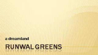 RUNWAL GREENS 4 by runwal greens complaint