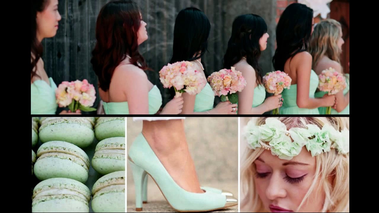 Mint&Peach Wedding Theme
