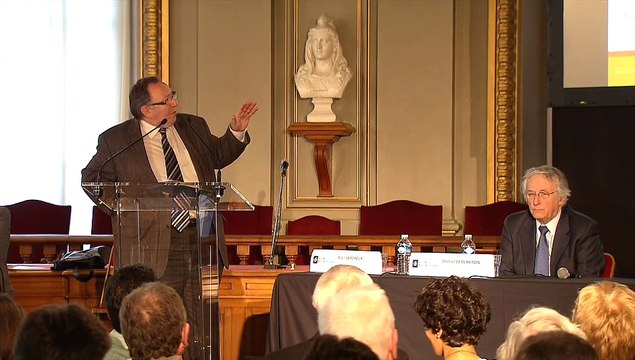 Réunion d'ouverture du débat public REGL - Présentation du projet par Alain Wacheux, vice-président