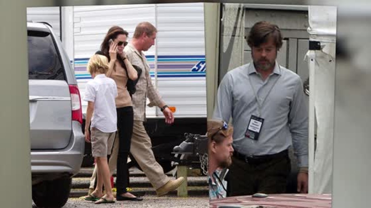 Angelina Jolie besucht Brad Pitt in New Orleans