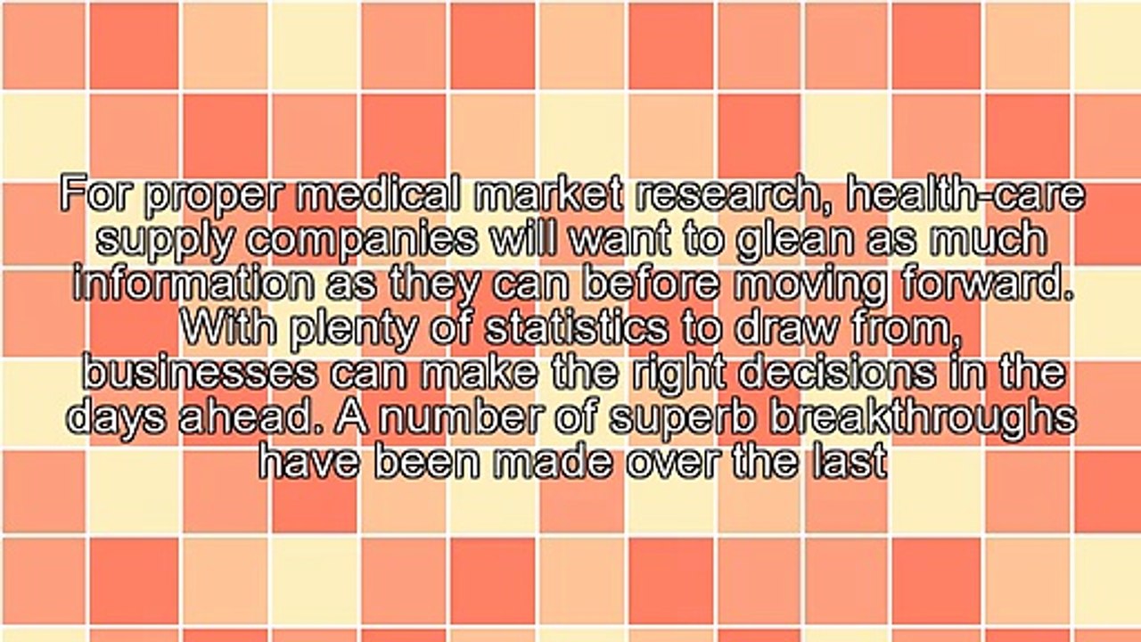 An Examination Of Medical Market Research