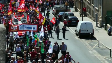 Manifestation contre l'austérité à Poitiers