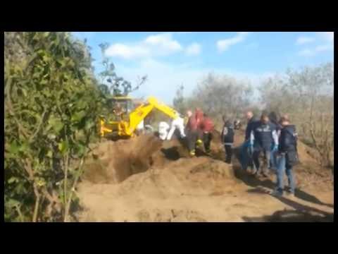 Marcianise (CE) - Scavi vicino al Velodromo: trovato cadavere (21.04.15)