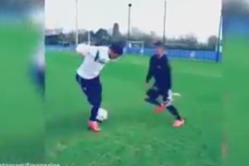 Les superbes tricks d'Eden Hazard à l'entraînement!
