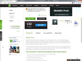 [Module] FME's Display Manufacturers Logo in PrestaShop