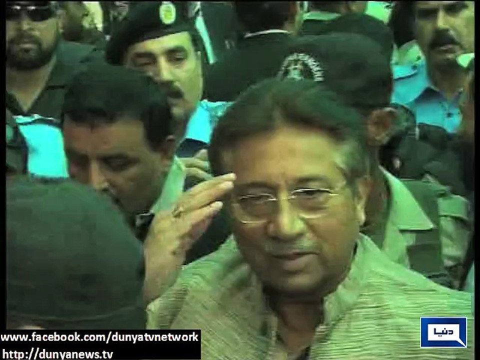 Dunya News - Musharraf granted one-day exemption in Judges' detention case