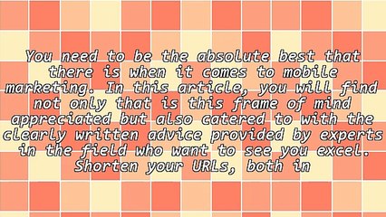 Reach A New World Of Customers With Mobile Marketing