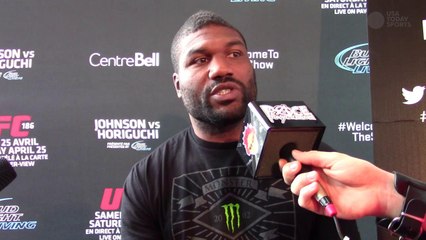 'Rampage' Jackson full media scrum at UFC 186