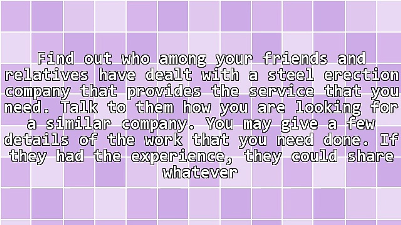 How To Find Steel Erection Companies