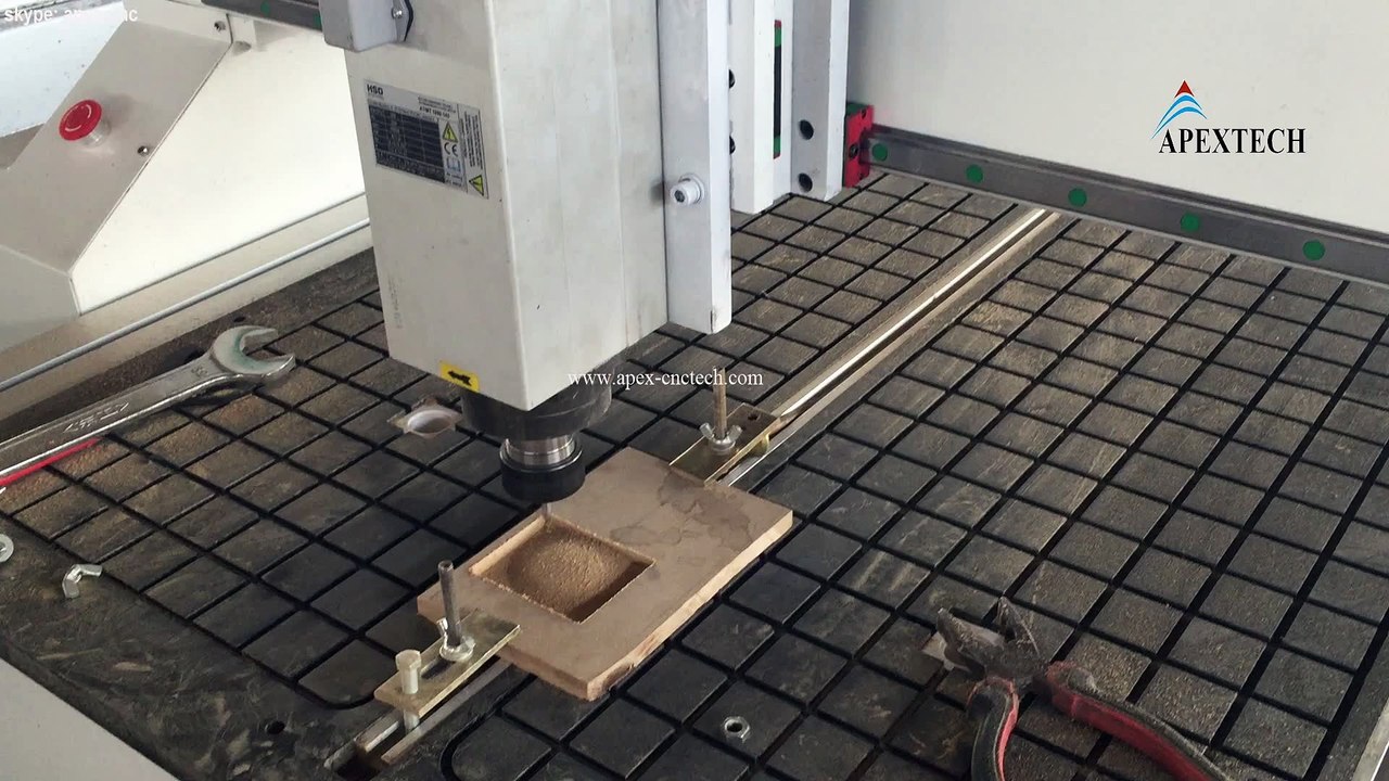 jinan apex cnc 1325 router machine test demo (3)