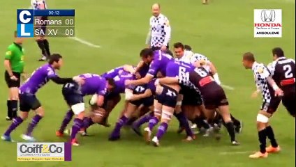 Le SA XV s'impose à Romans