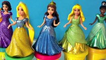 Play Doh Sparkle Princess Ariel Rapunzel Belle Disney MagiClip Glitter Glider Princesas Magic Clip