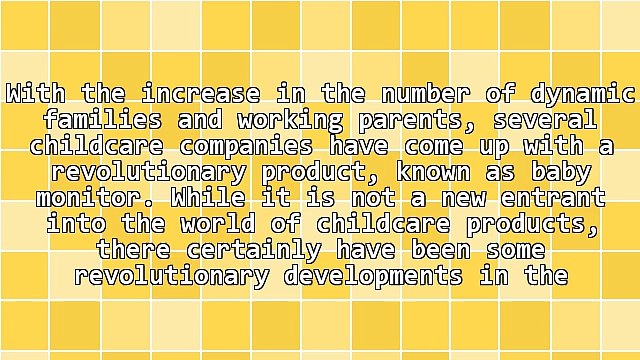 Varieties Of Baby Monitors And The Need To Install Them At Your Home