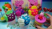 Peppa pig Play doh surprise eggs, Zoe, Candy, Pedro, Emily Play doh ice cream shop