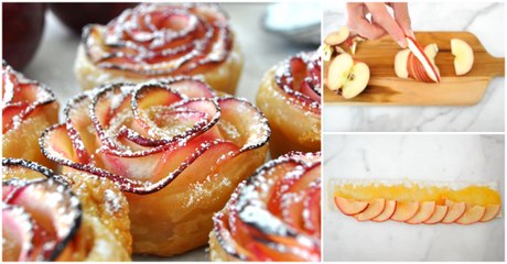 DIY Dessert: Baked Rose Shaped Apple