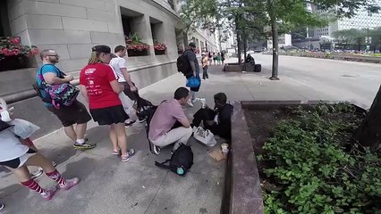 Homeless Man Cries Tears Of Joy Over Surprise Birthday Gift