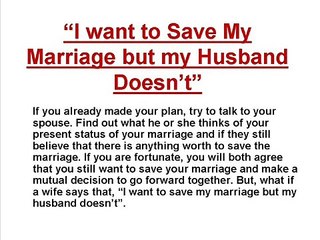 Your Marriage Savior - Experts Information on saving your marriage