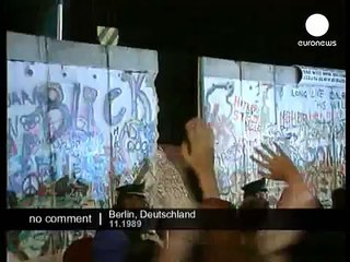 The fall of the Berlin Wall in 1989