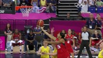 Women's Basketball Semi-Final USA v Australia Highlights - London 2012 Olympics