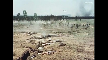 World War II Film "TANK BRIGADE" Combat Scenes-Eastern Front-MG42 T34 Pz.IV PPSh41 Panther DP27