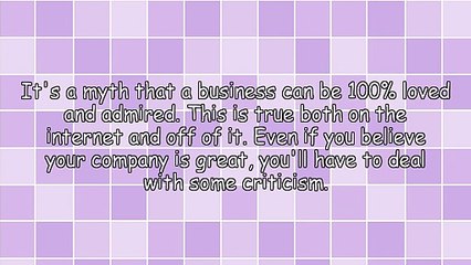 Coping With Criticism As A Web Marketer