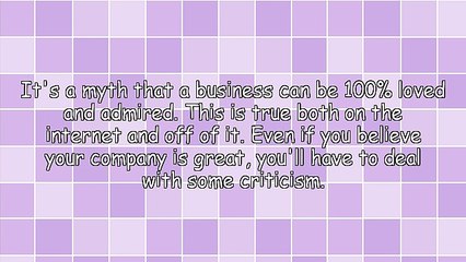 Coping With Criticism As A Web Marketer