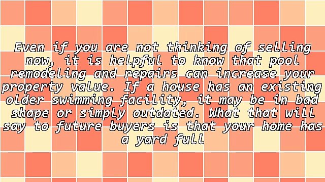 Several Swimming Pool Remodeling Ideas