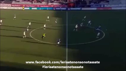 "Sfonda" la traversa con la testa per il gol subito...