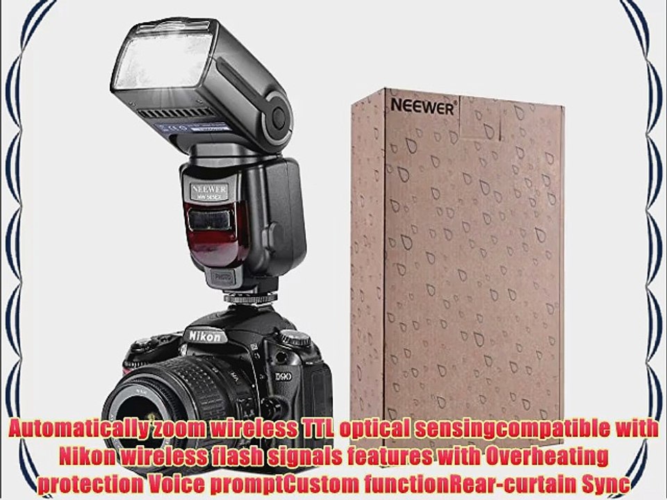 Neewer? NW565N Professional i-TTL Slave Flash Kit for Nikon D7100 D7000 D5300 D5200 D5100 D5000