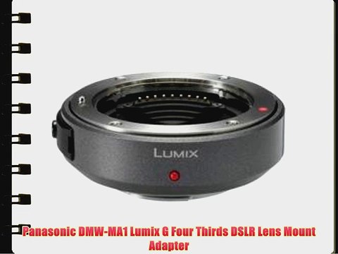 Panasonic DMW-MA1 Lumix G Four Thirds DSLR Lens Mount Adapter