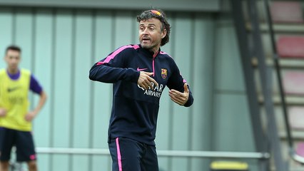 Luis Enrique: "Seremos intensos en el derby"