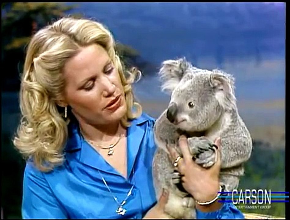 Cute Koala Climbs a Tree on Johnny Carson's Tonight Show with Joan Embery
