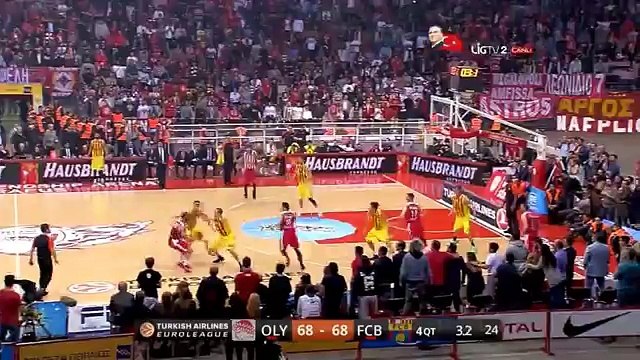 Georgios Printezis Game Winner Buzzer Beater - Olympiacos - Barcelona Regal