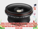 Vivitar .21x HD Super Wide Angle Panoramic Fisheye Lens 37mm Includes Pouch For Lens   Lens