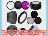 Professional Accessory Kit for CANON PowerShot SX500 IS SX510 HS Camera - Includes: Filter
