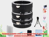 Auto Focus Macro Extension Tube Set for Canon EOS 5DS R Rebel T6s 5DS Rebel T6i 7D Mark II