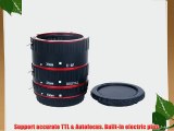 Andoer Colorful Metal Electronic TTL Auto Focus Focus AF Macro Extension Tube Ring for Canon