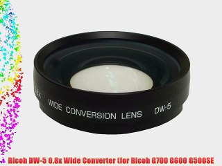 Ricoh DW-5 0.8x Wide Converter (for Ricoh G700 G600 G500SE