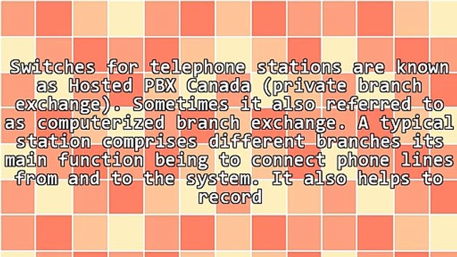 Information On Hosted PBX Canada