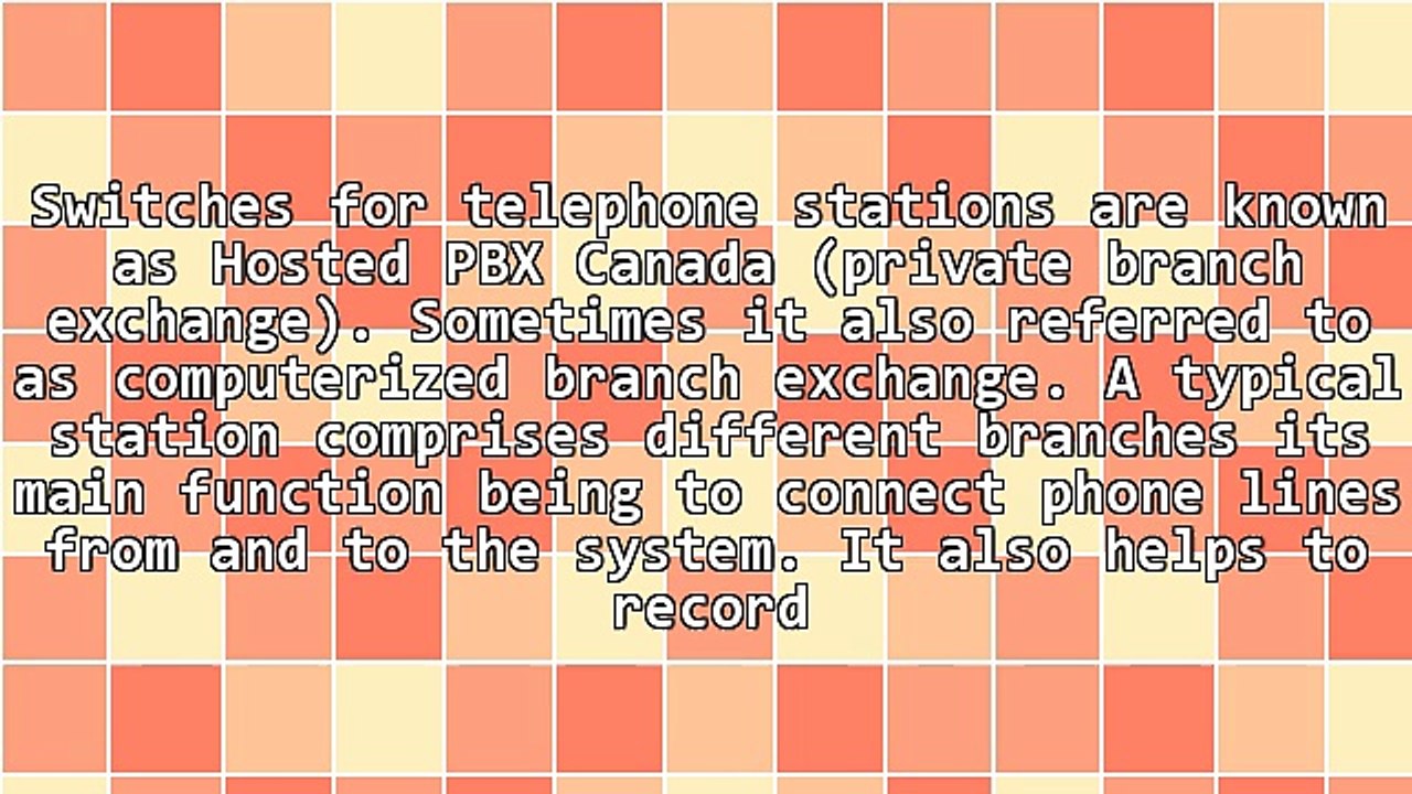 Information On Hosted PBX Canada