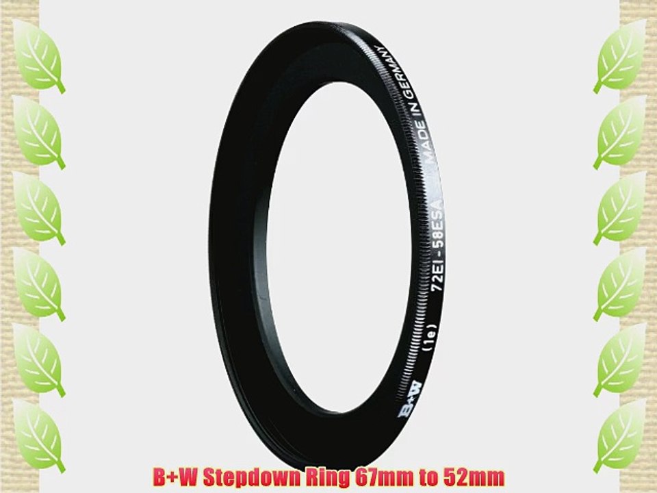 B W Stepdown Ring 67mm to 52mm