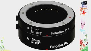 Fotodiox Pro Automatic Macro Extension Tube Kit for Micro Four Thirds (Micro-4/3 MFT) Mirrorless