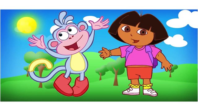 Dora The Explorer Finger Family Nursery Rhymes 3D Dora Cartoon Animation Nursery Songs for Kids